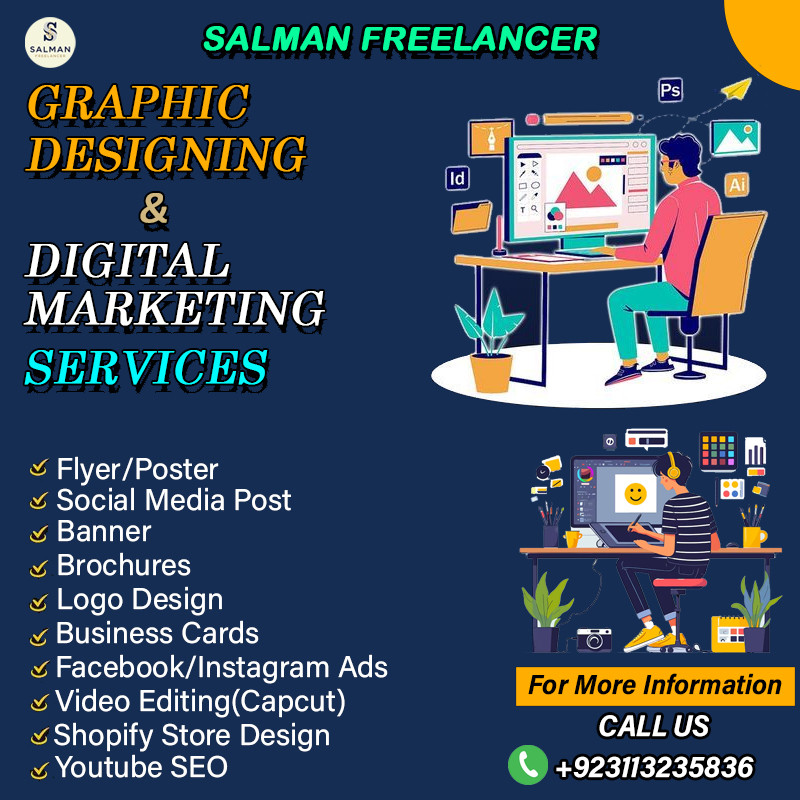 You'll Get A Professional Graphic Designing Service.